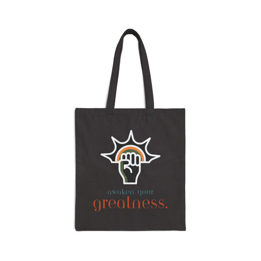 Awaken Your Greatness Canvas Tote