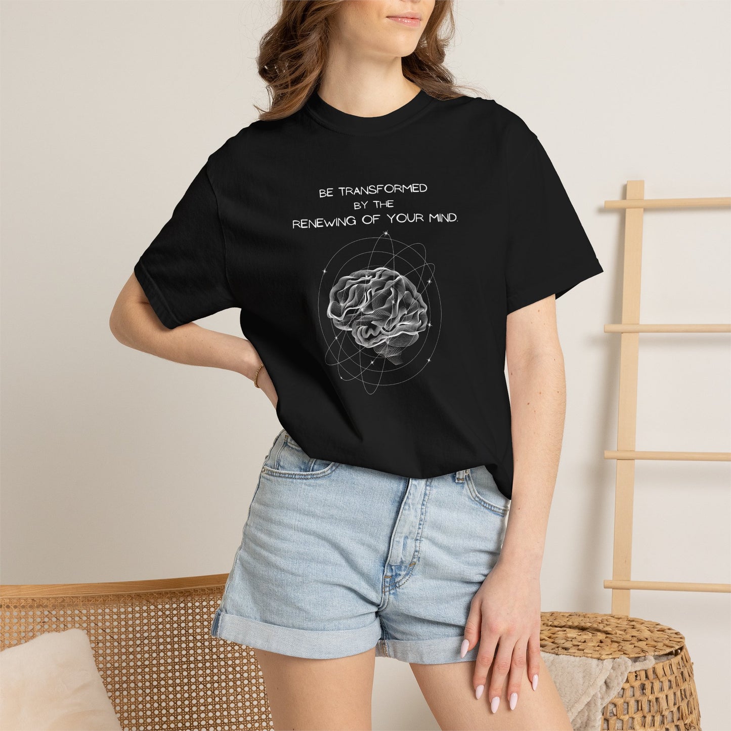 Mind Renewal T-Shirt — “Be Transformed by the Renewing of Your Mind” Graphic Tee