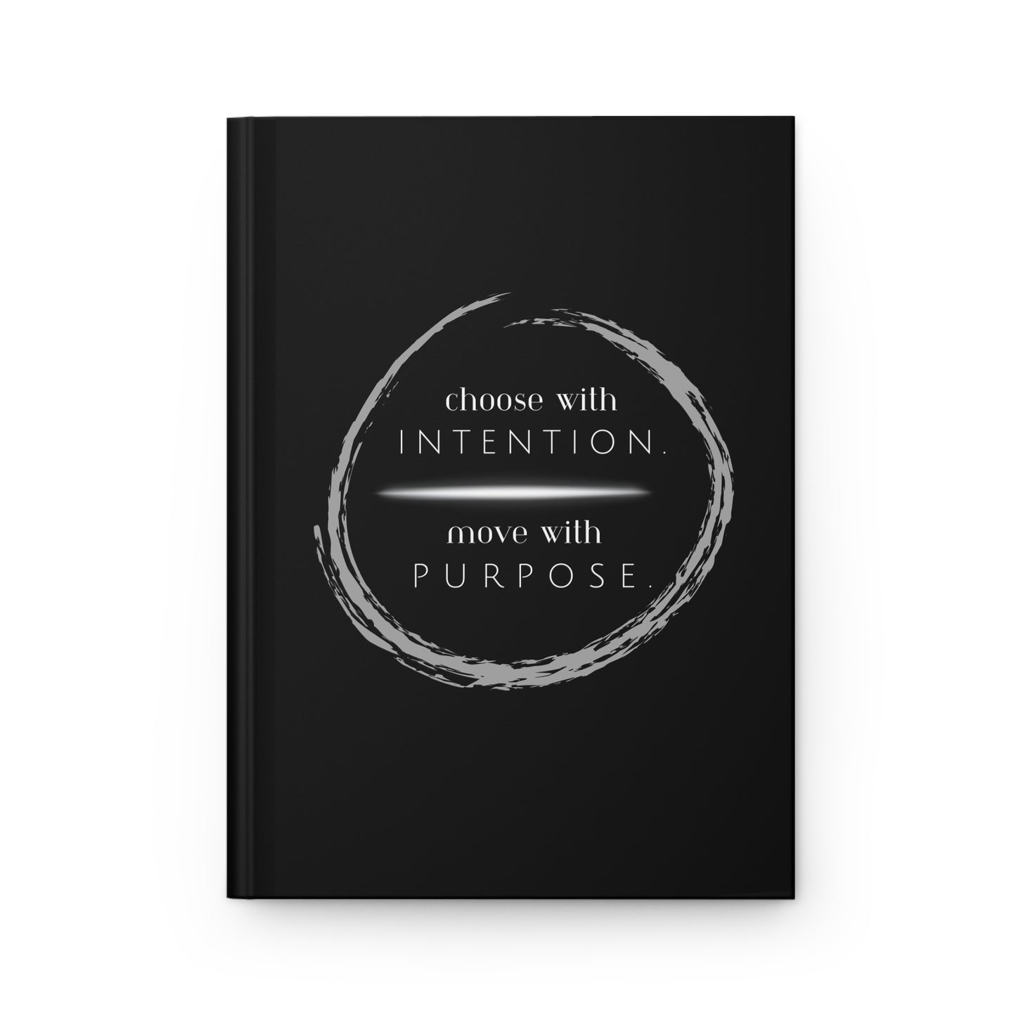 Motivational Hardcover Journal, Self-Improvement Notebook, Daily Planner, Mindfulness Journal, Gift for Goal-Setters, Intentional Living