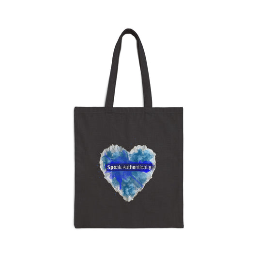 Speak Authentically Canvas Tote