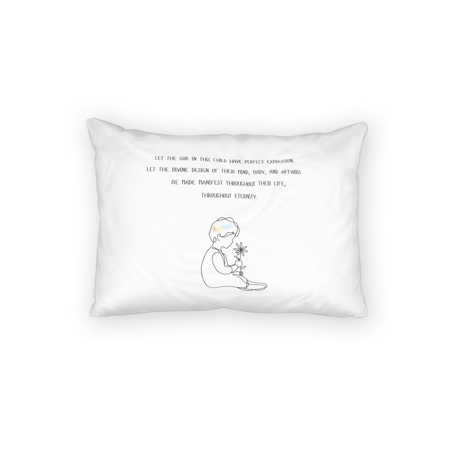 Little One Affirmation Cotton Pillow Sham