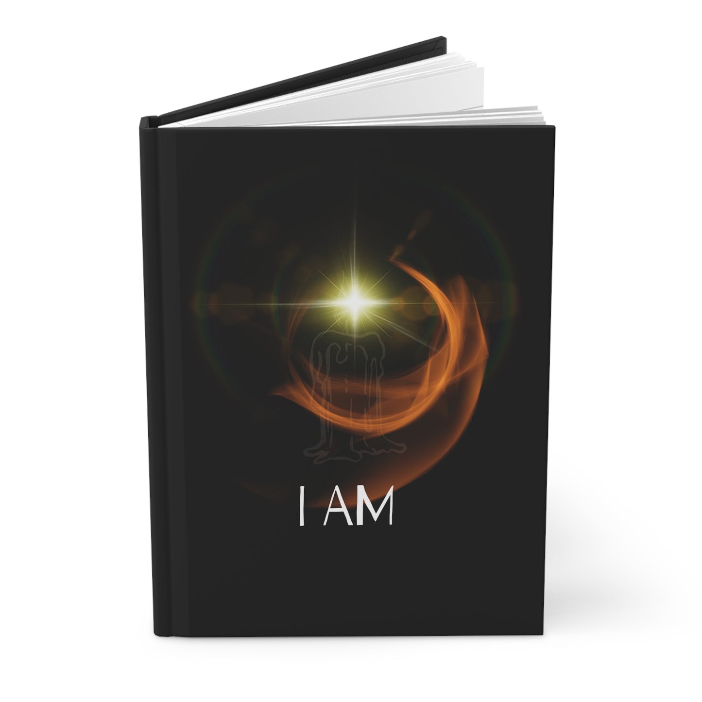 Motivational Hardcover Journal - I AM