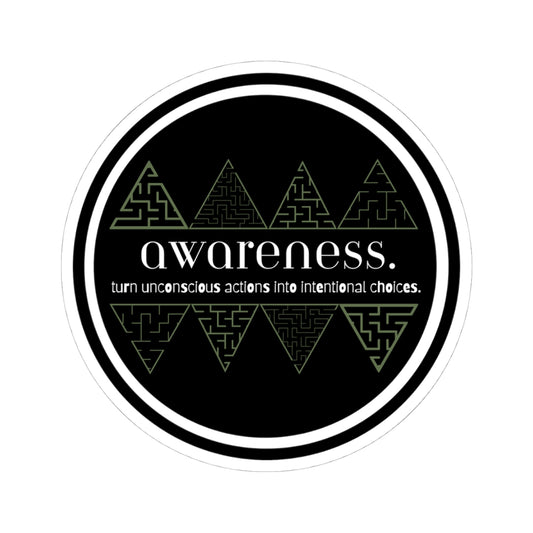 Awareness Sticker - Turn Unconscious Actions into Intentional Choices