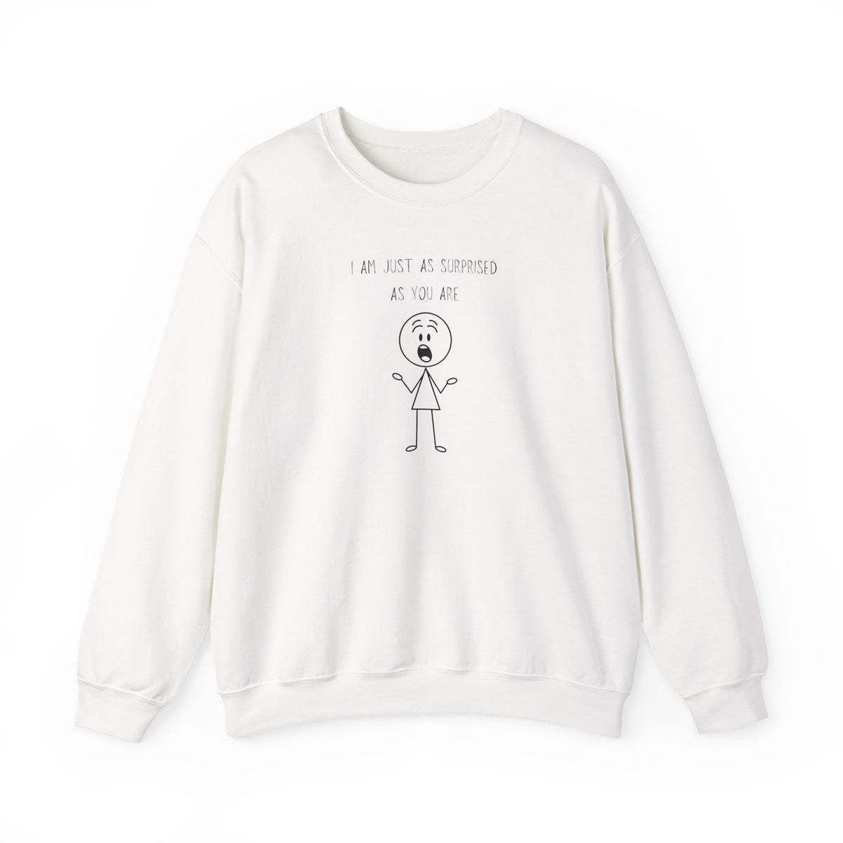 I Am Just As Surprised As You Are Crewneck Sweatshirt