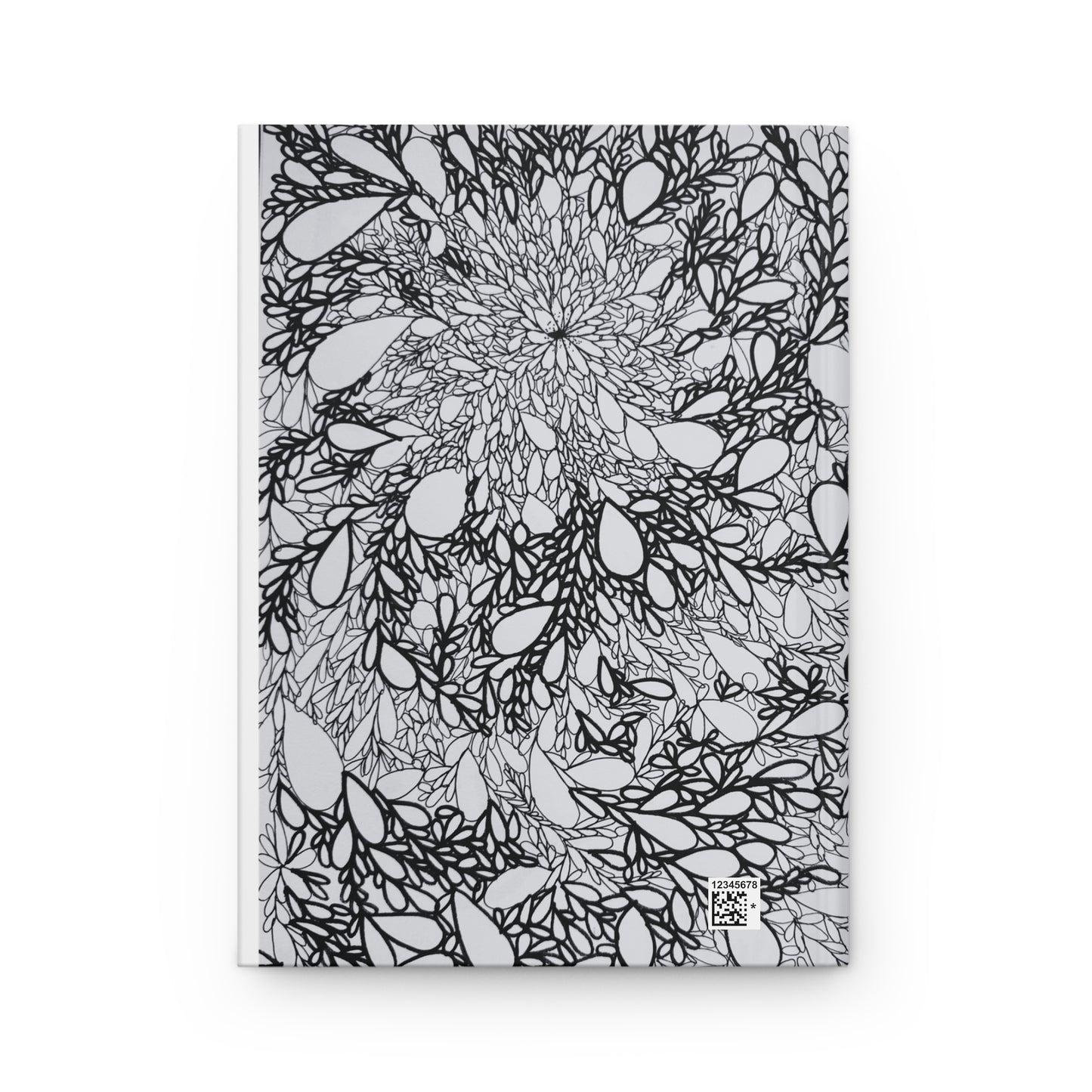 Floral Design Hardcover Journal - Elegant Matte Finish for Creative Minds