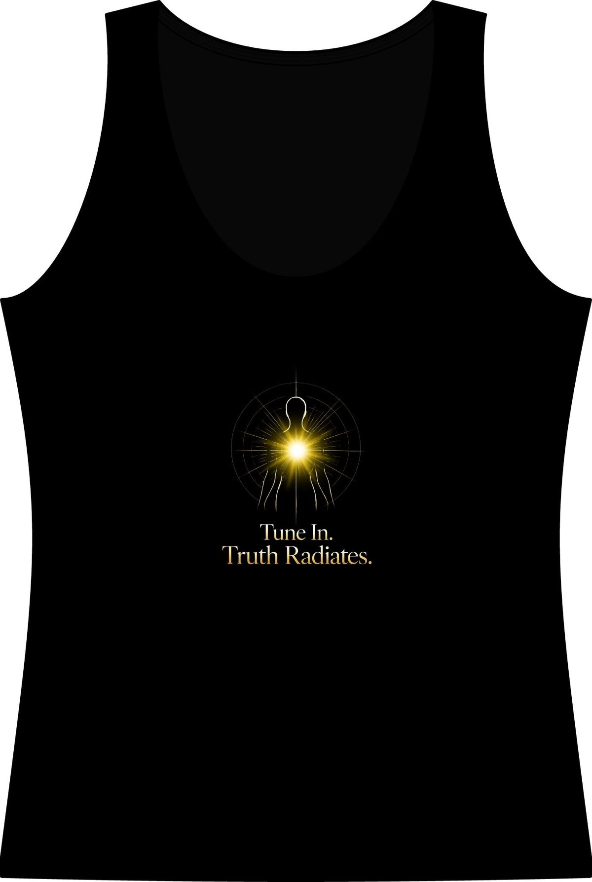 Tune In. Truth Radiates Woman’s Tank