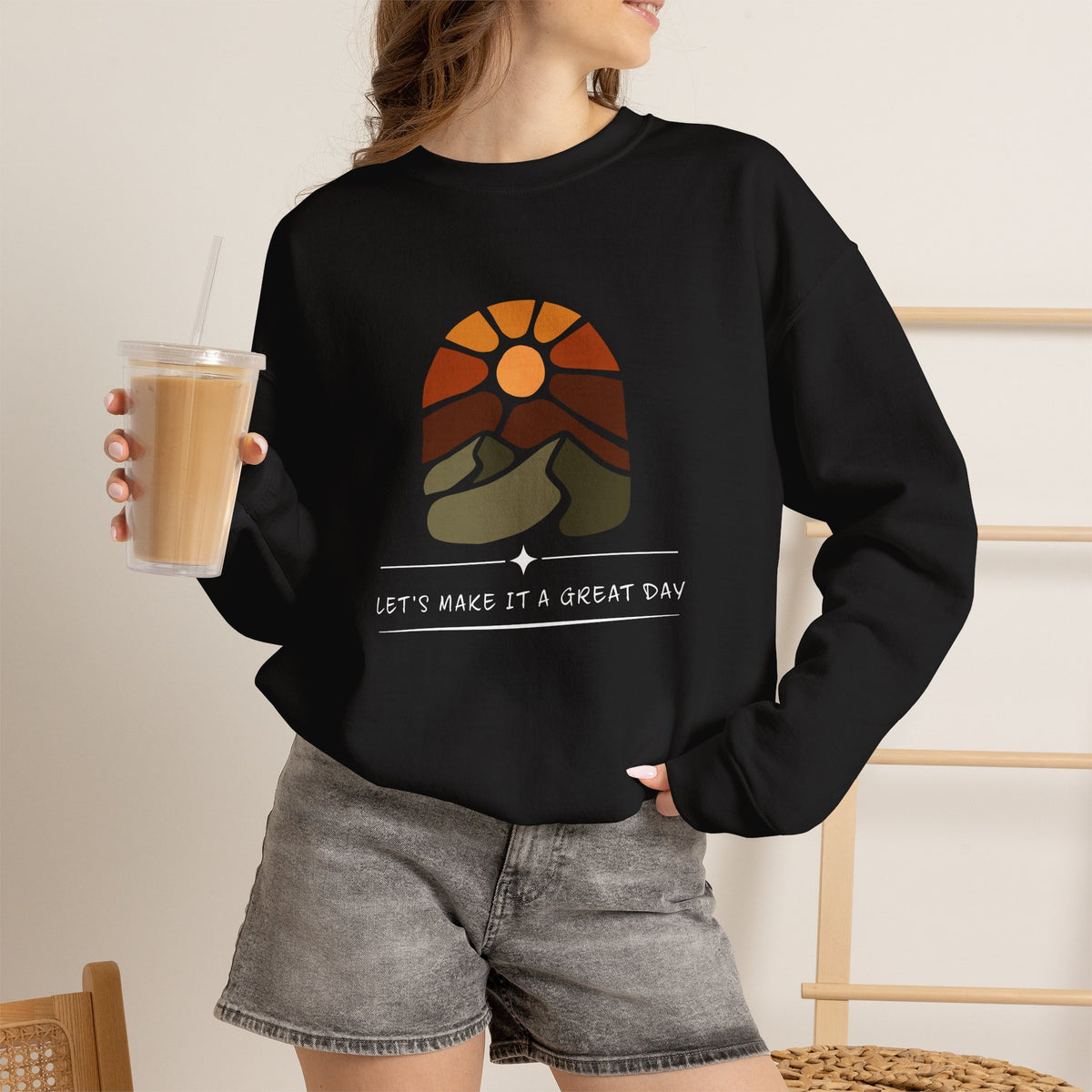 Let's Make It A Great Day Crewneck Sweatshirt