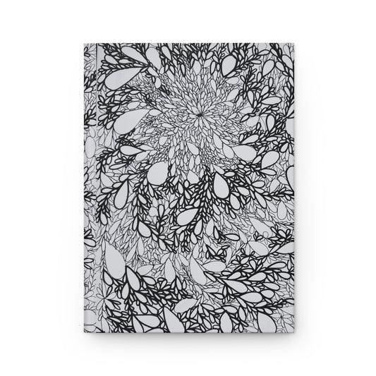 Floral Design Hardcover Journal - Elegant Matte Finish for Creative Minds