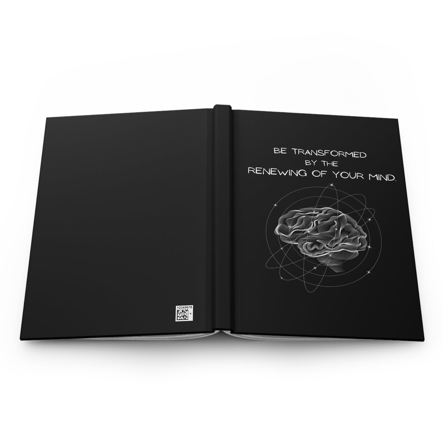 Be Transformed Journal — Hardcover Matte Inspirational Christian Notebook