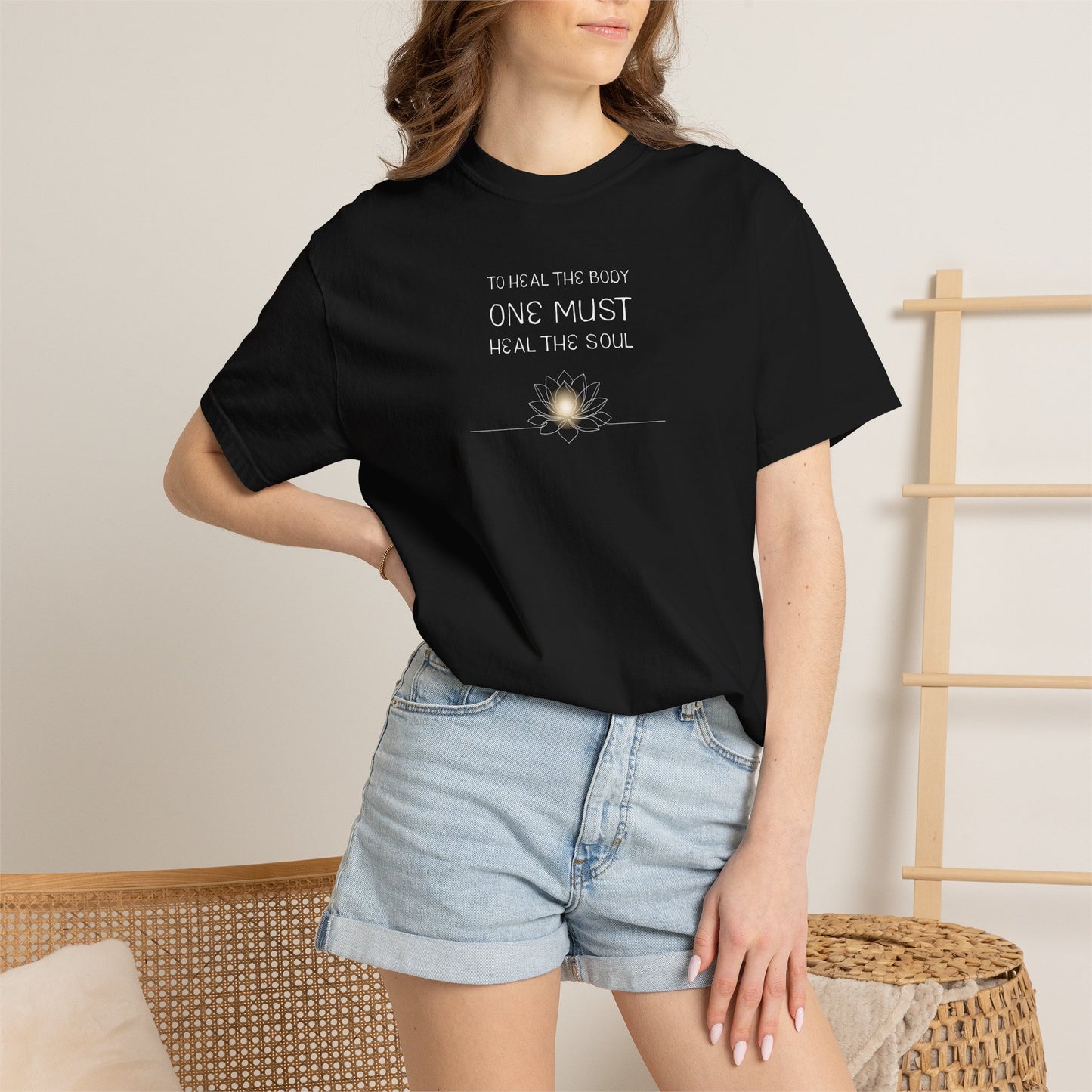 Healing Soul T-Shirt — “To Heal the Body One Must Heal the Soul” Spiritual Tee