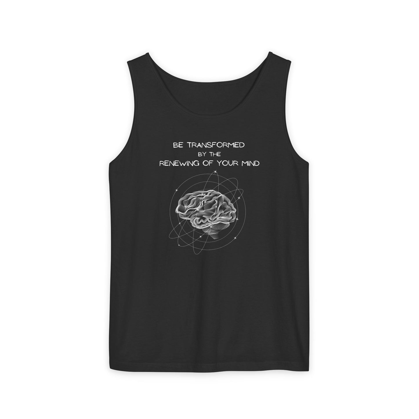 Mind Renewal Tank Top — "Be Transformed by the Renewing of Your Mind" Graphic Tank