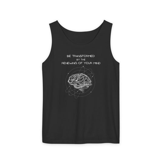 Mind Renewal Tank Top — "Be Transformed by the Renewing of Your Mind" Graphic Tank