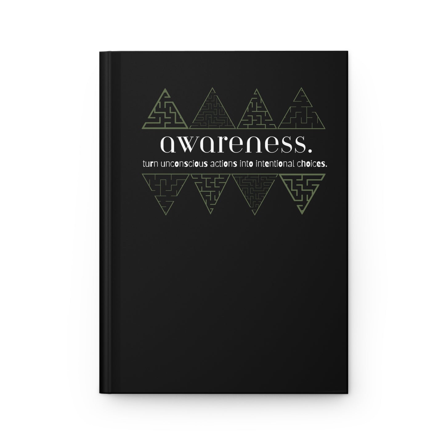 Awareness: Turn unconscious actions into conscious actions Hardcover Journal Matte