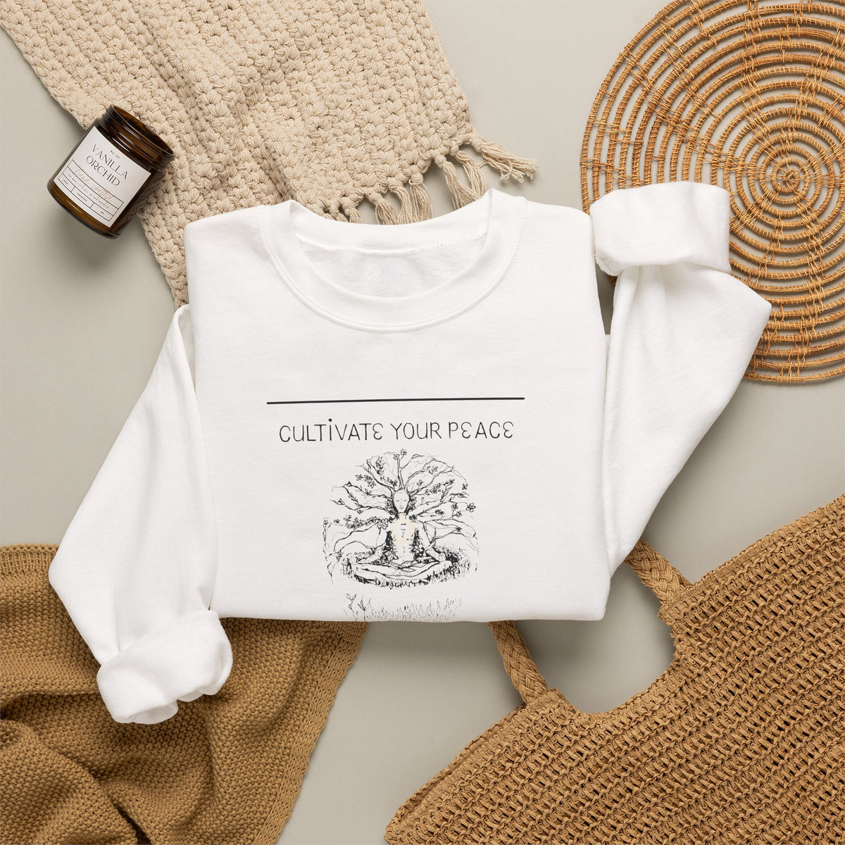 Cultivate Your Peace Crewneck Sweatshirt