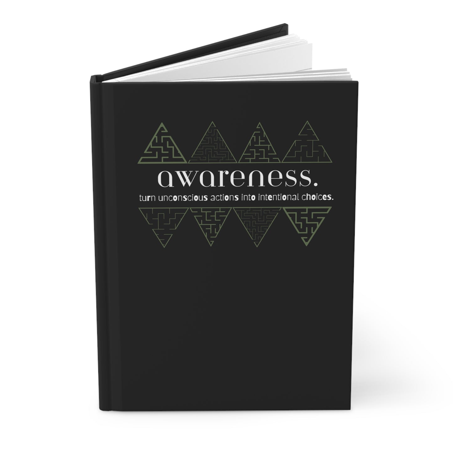 Awareness: Turn unconscious actions into conscious actions Hardcover Journal Matte