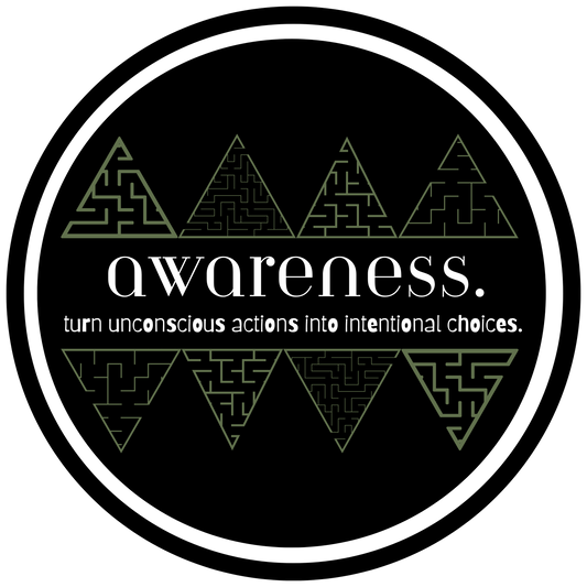 Awareness: Turn Unconscious Actions Into Conscious Choices Sticker